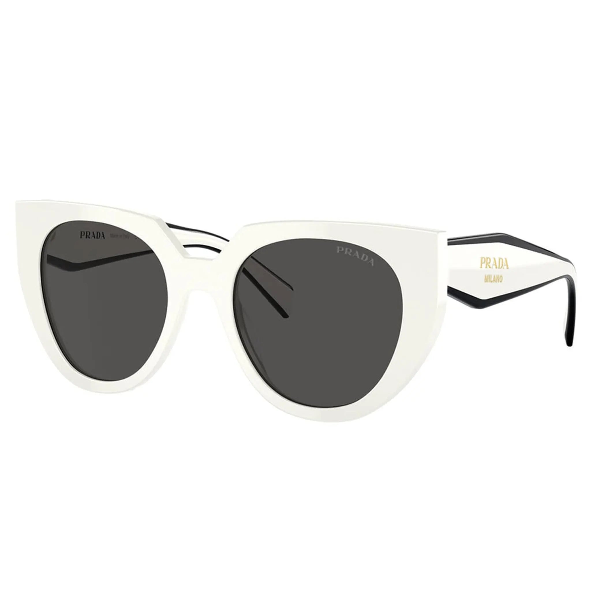 Front Side view of Prada PR 14WS 1425S0 Talc Sunglasses
